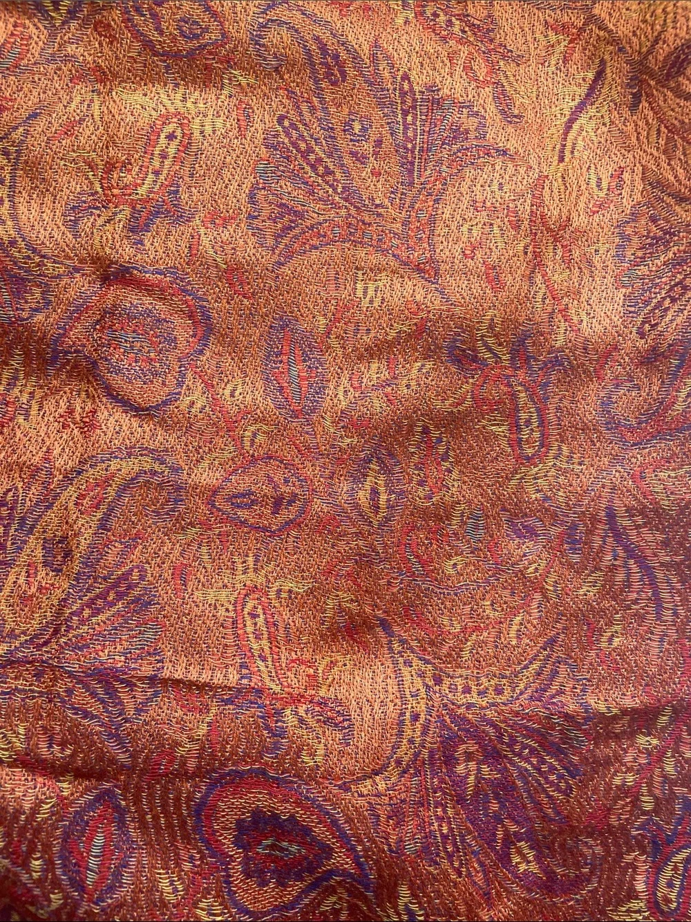SILK BLEND REVERSIBLE PAISLEY PASHMINA
